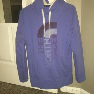 Periwinkle north face hoodie!